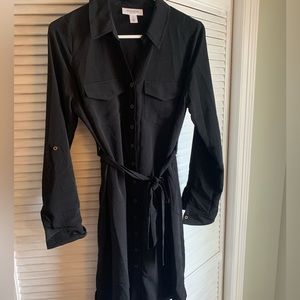 Motherhood maternity black dress